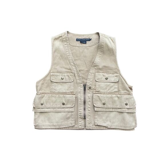 1995 Ralph Lauren Sport Safari Zip-Up Vest – Medium
